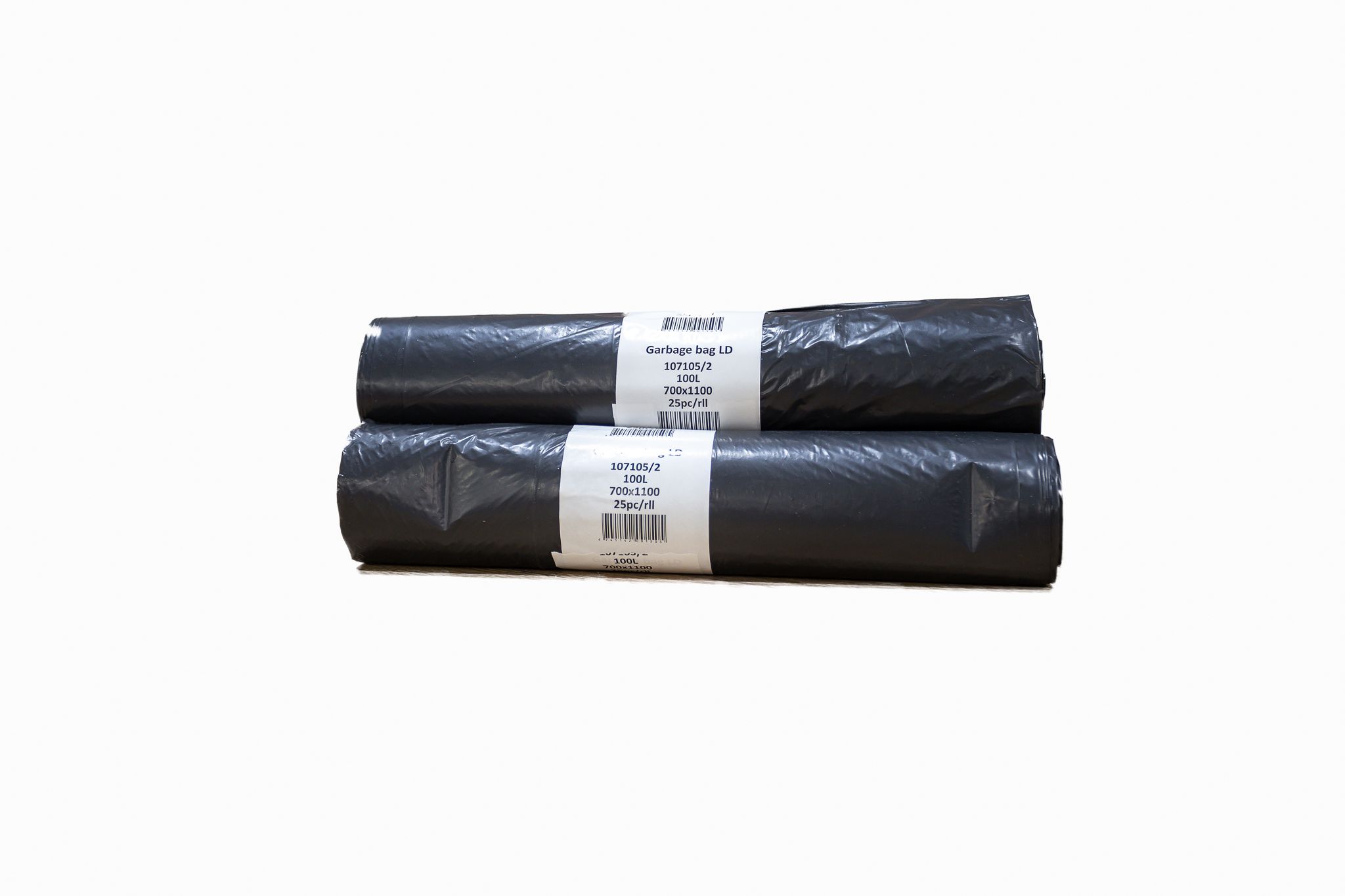 Mustad kilekotid 100l 25tk